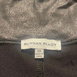 Runway Ready faux leather leggings Ladies 3X